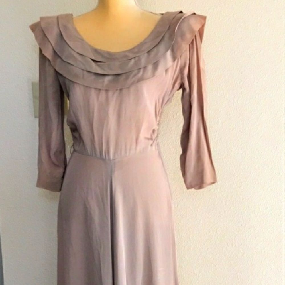 Vintage Handmade Woman Dress size M - Picture 15 of 16